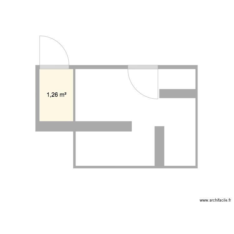 salle de bain rez de  chaussée . Plan de 0 pièce et 0 m2