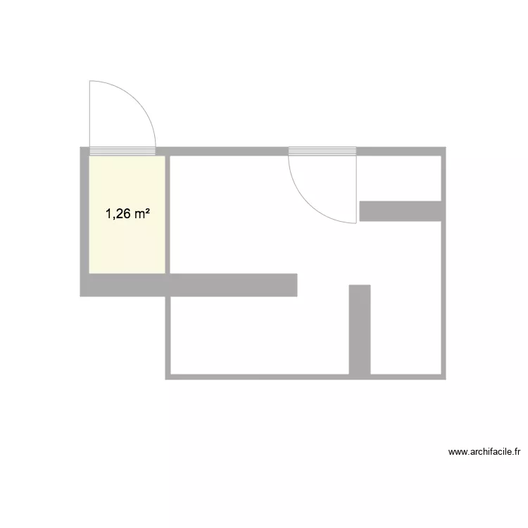 salle de bain rez de  chauss&eacute;e . Plan de 