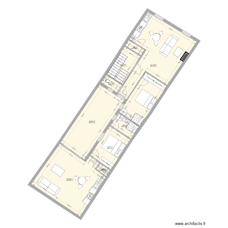 St J dA apparts2. Plan de 0 pièce et 0 m2