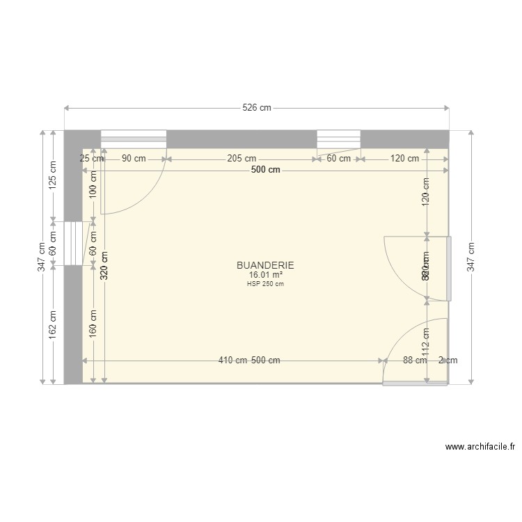 BUANDERIE BAT1. Plan de 0 pièce et 0 m2