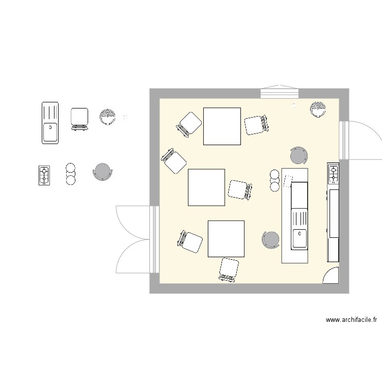 Ifa001. Plan de 0 pièce et 0 m2