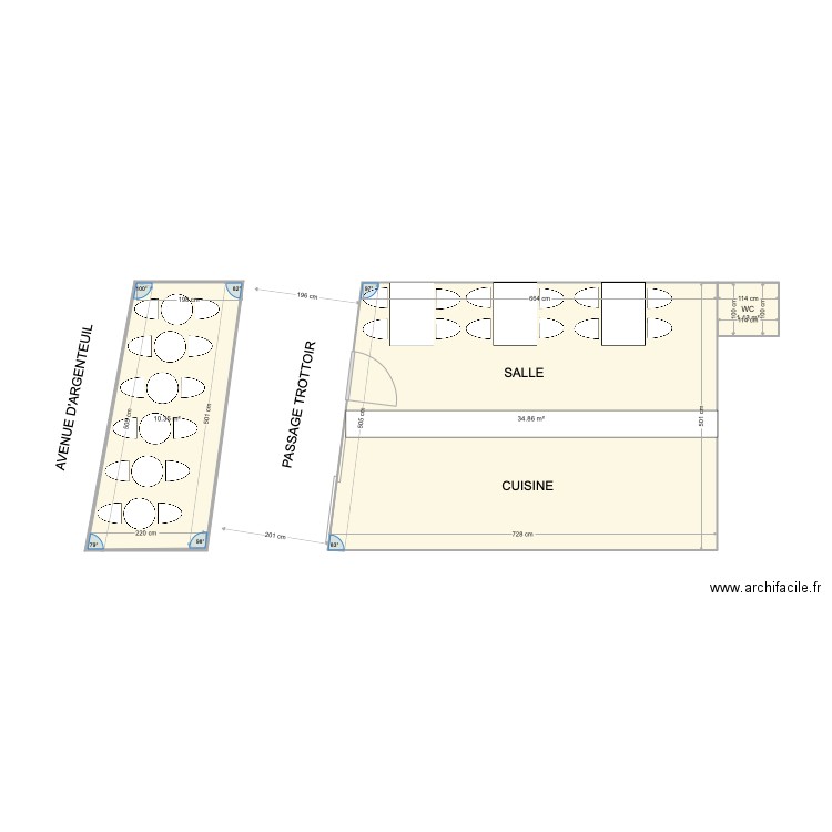 ASNIERES. Plan de 0 pièce et 0 m2