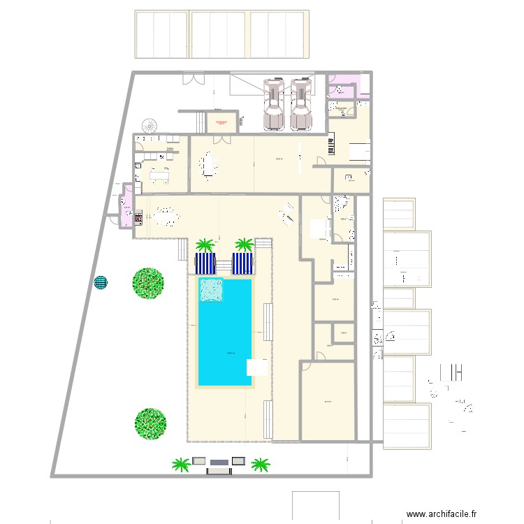 SALY 2 3 _ 2 - V3. Plan de 18 pièces et 638 m2