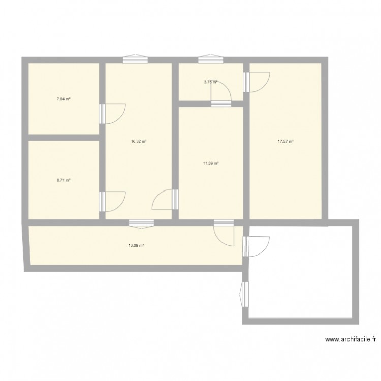 recollet 1. Plan de 0 pièce et 0 m2