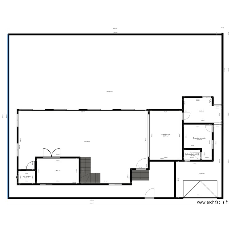 adjin home. Plan de 24 pièces et 1155 m2