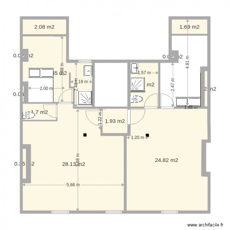 new st paul 2eme v4. Plan de 0 pièce et 0 m2