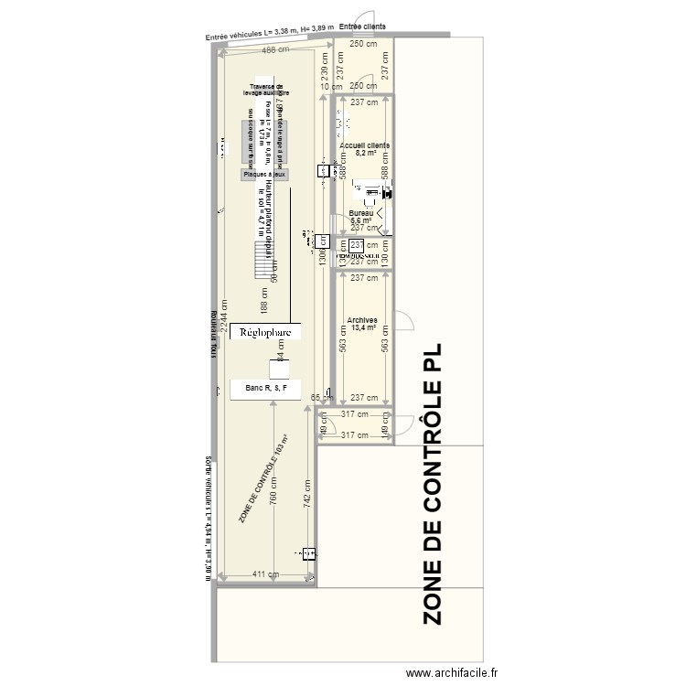 CCT VL TECHNICONTRÔL VL Rouen. Plan de 0 pièce et 0 m2