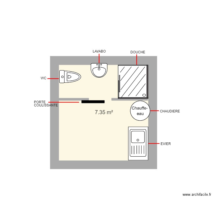 3EME DROITE . Plan de 0 pièce et 0 m2