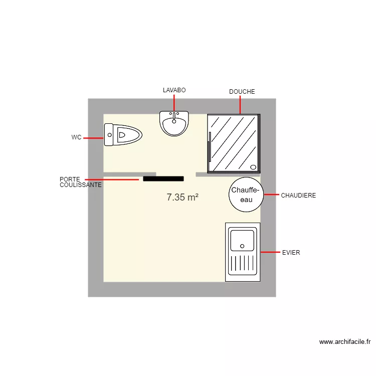 3EME DROITE . Plan de 