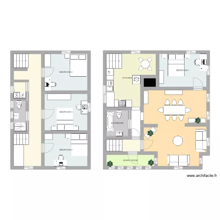 11 stanford terrace bathroom addition. Plan de 
