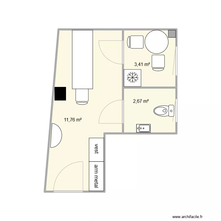 BB1 derri&egrave;re 2022 pause ideal. Plan de 