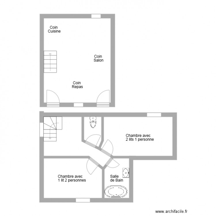 Gîte 3012. Plan de 0 pièce et 0 m2