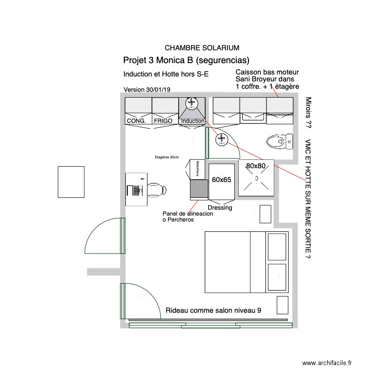 Projet 3 Monica C. Plan de 0 pièce et 0 m2