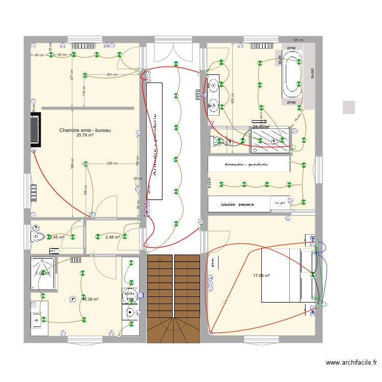 1er étage 09102019. Plan de 0 pièce et 0 m2