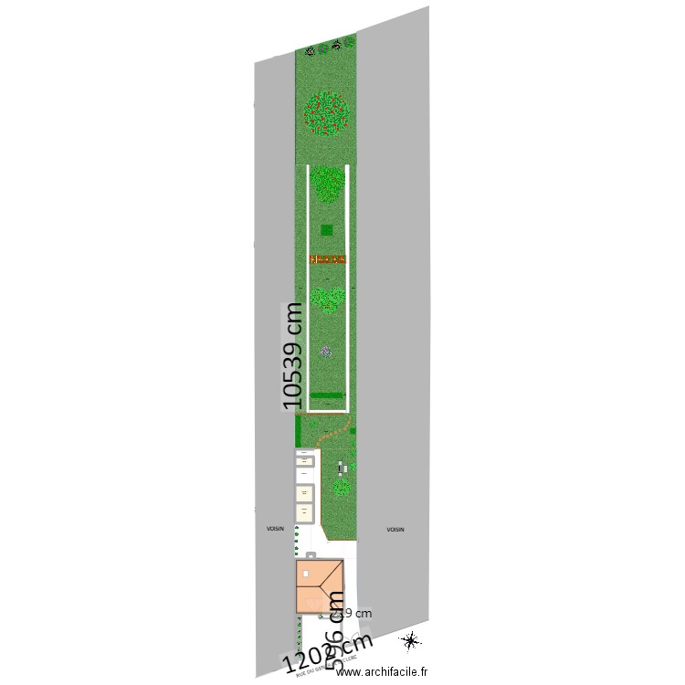 Ma Maison. Plan de 4 pièces et 94 m2