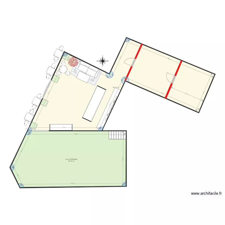 Layout with fitout. Plan de Layout with fitout. Plan de