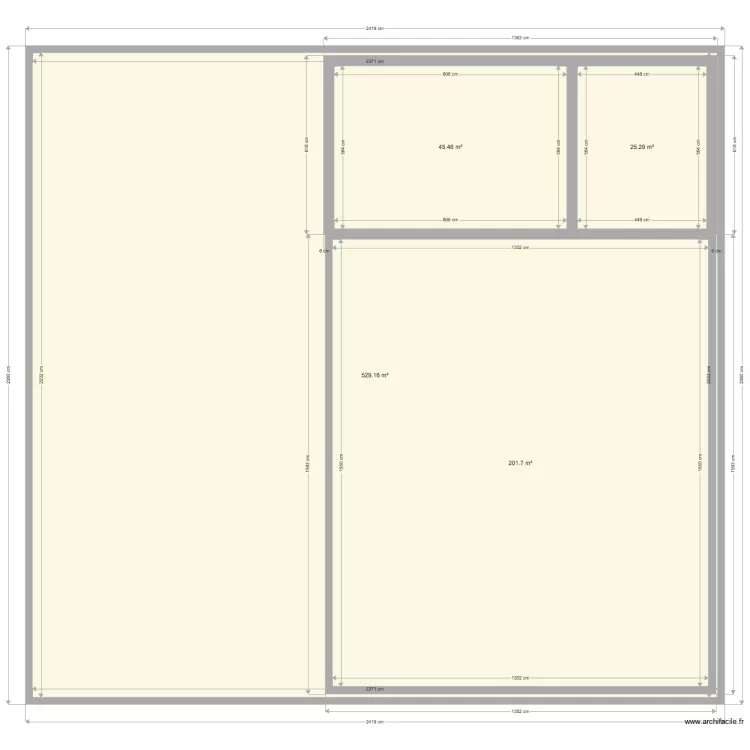 HALL FULDA. Plan de 