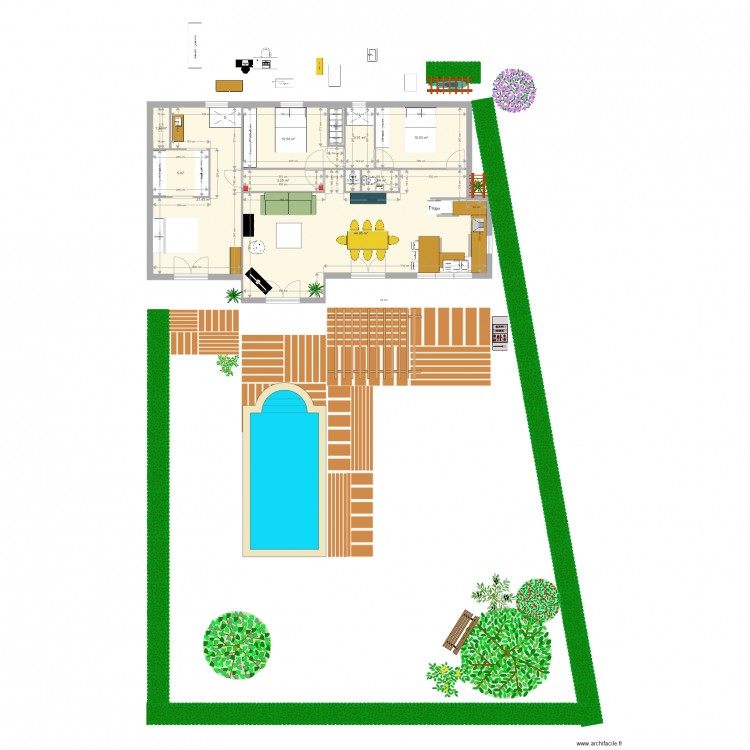 TALENCE agrandissement Chris ENTREE MODIFIEE. Plan de 0 pièce et 0 m2