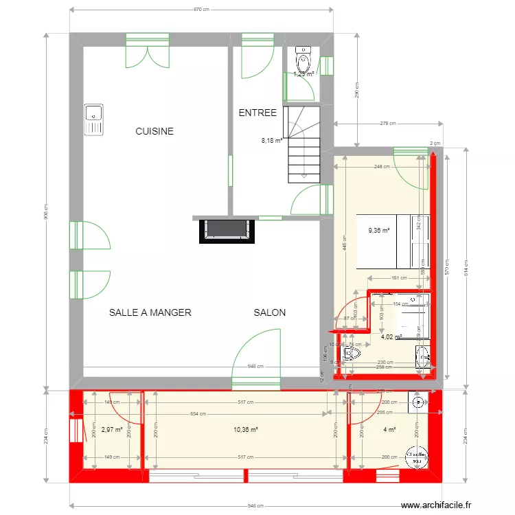 CASTEX MAISON COTE rev 2. Plan de 
