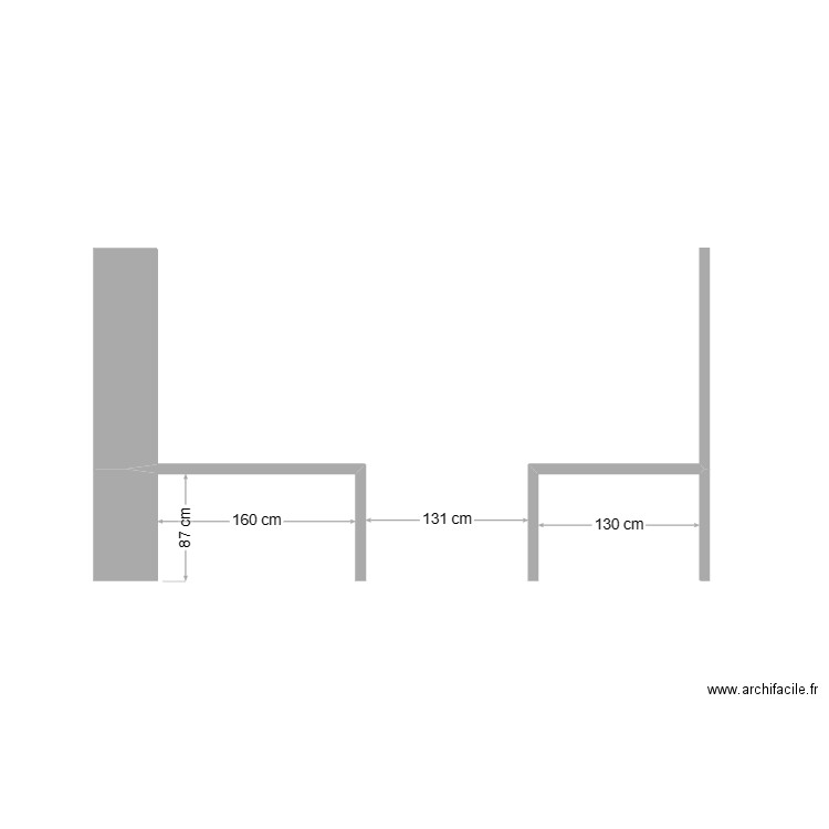 hosten. Plan de 0 pièce et 0 m2