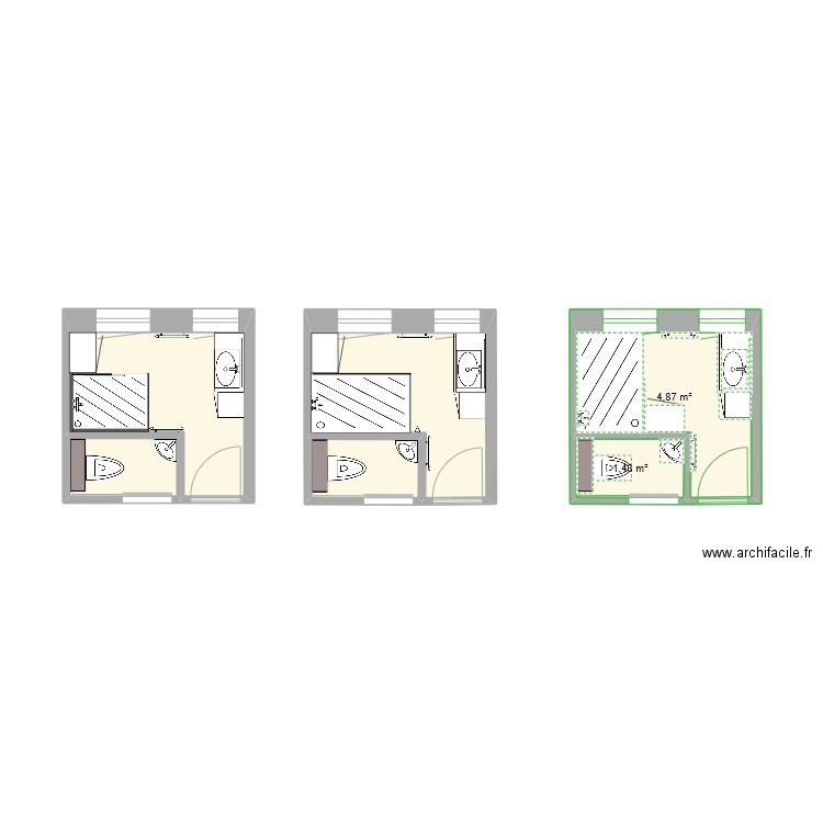 Salle de bain2. Plan de 0 pièce et 0 m2