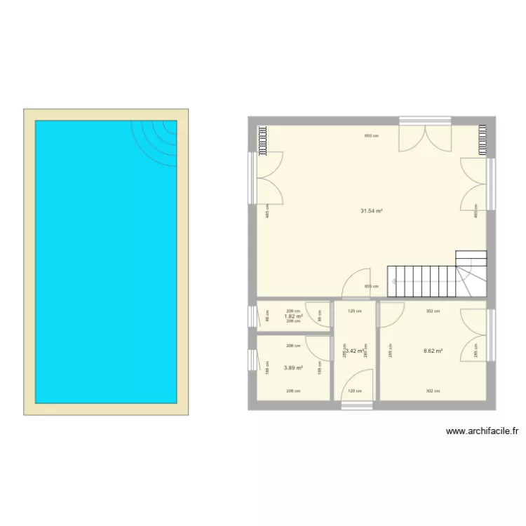 ANGELIQUE 1 RDC. Plan de 
