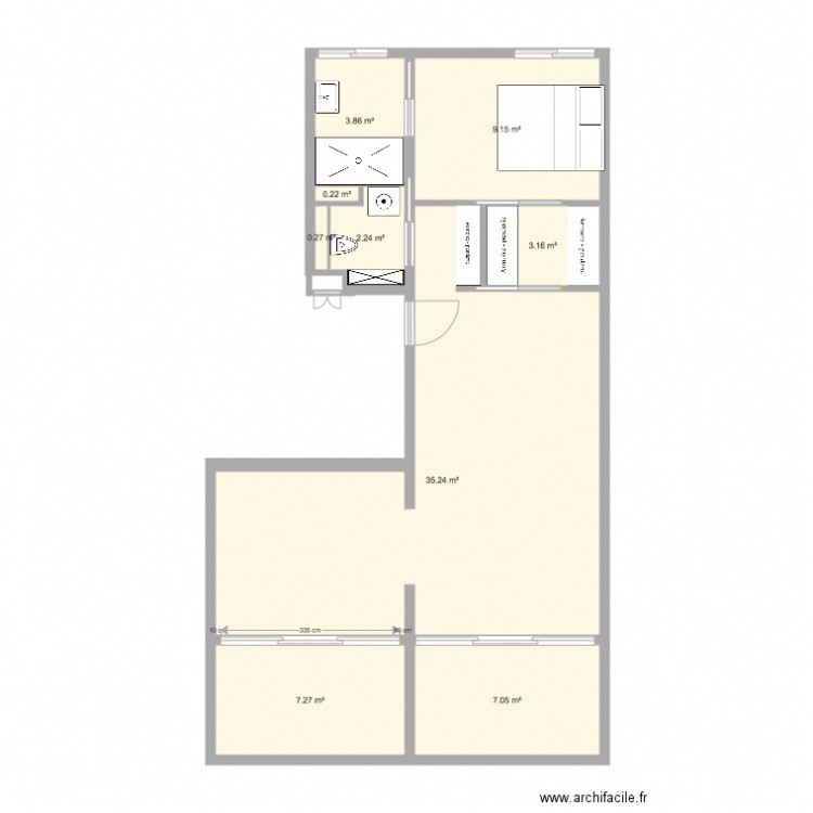 Bougainville 3. Plan de 0 pièce et 0 m2