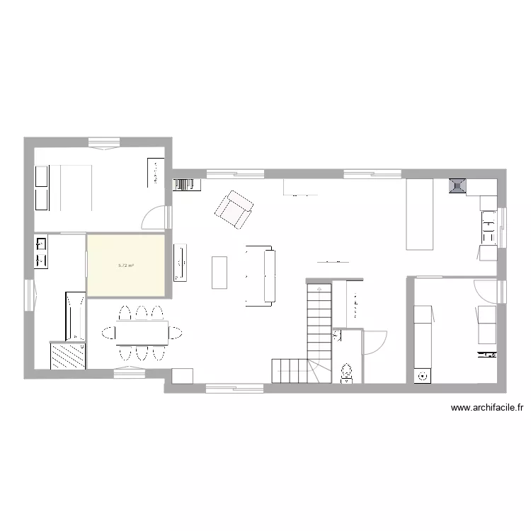 rdc boisset. Plan de 