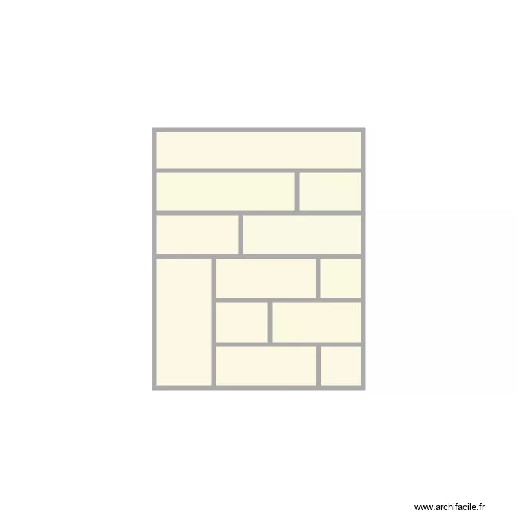 leygonie bibliotheque. Plan de 