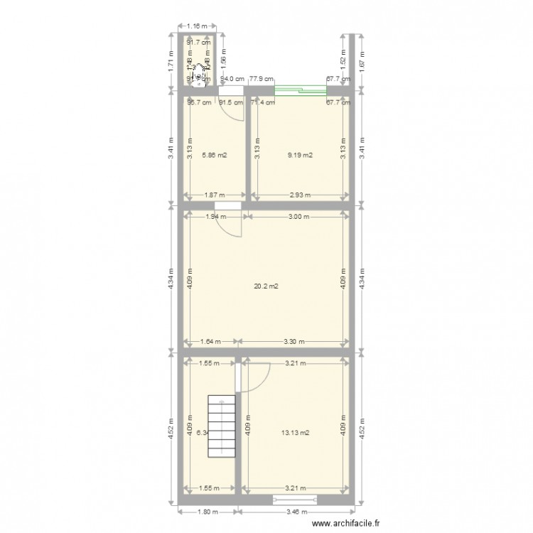 palmier 01. Plan de 0 pièce et 0 m2