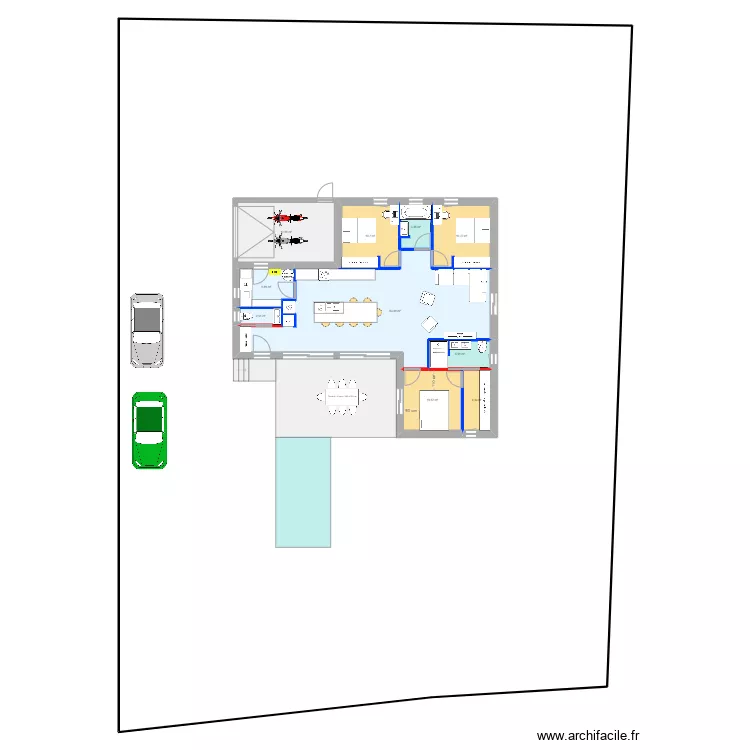 Maison 5. Plan de 