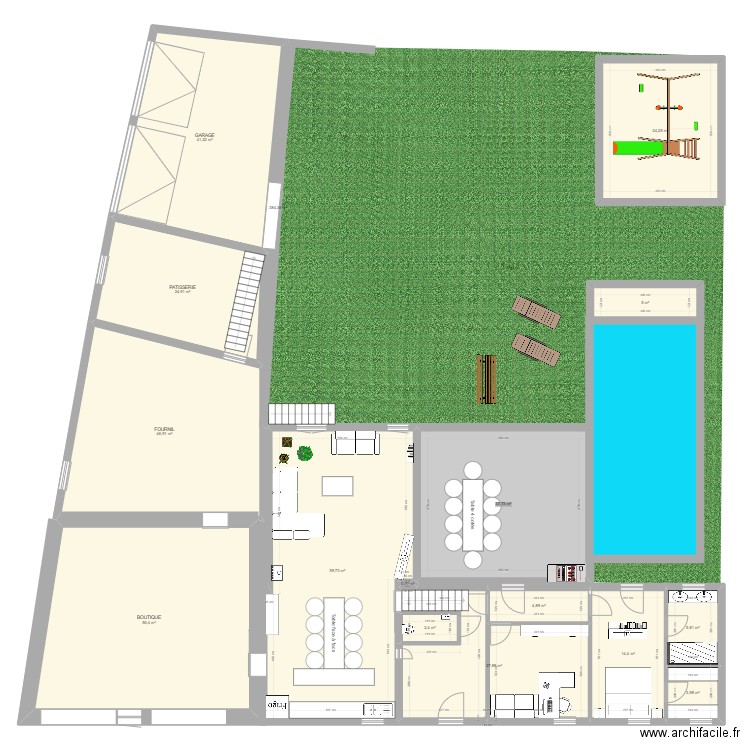 SOUCY 5. Plan de 24 pièces et 453 m2