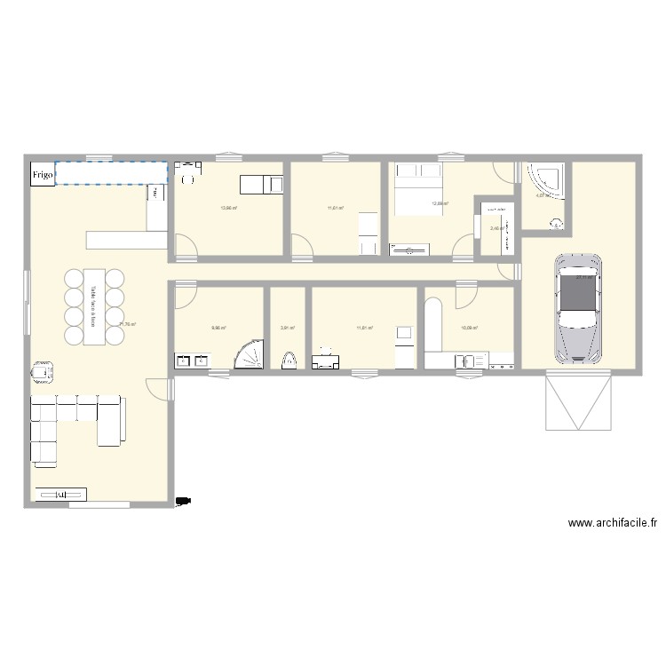 plan maison. Plan de 0 pièce et 0 m2