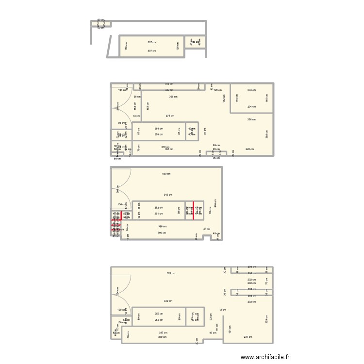 DAVID. Plan de 27 pièces et 76 m2