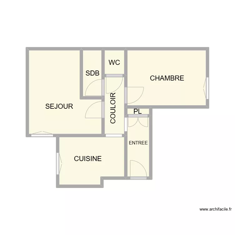 PLAN ETAGE GAUCHE AM BON ENFANT. Plan de 