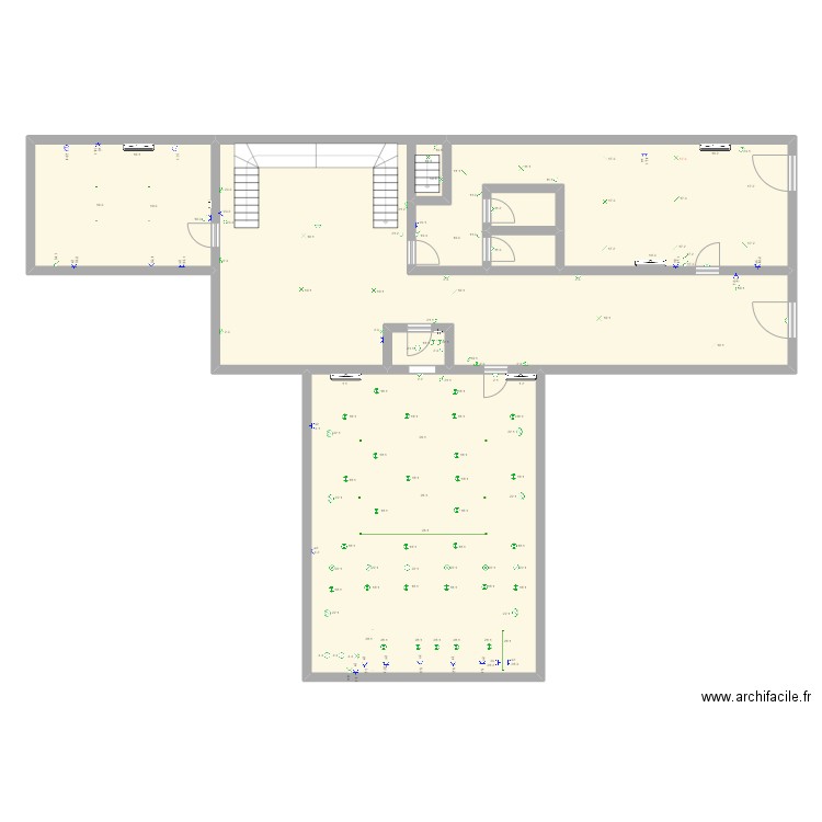 kenan REZ. Plan de 7 pièces et 230 m2