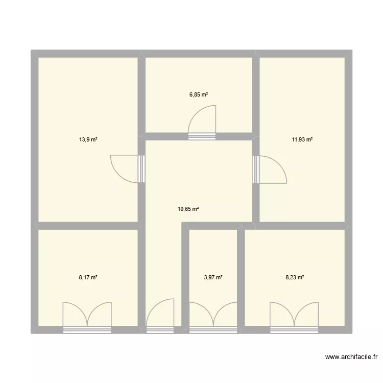 7 bargach RDC. Plan de 7 et 64 m² 7 bargach RDC. Plan de 7 et 64 m²