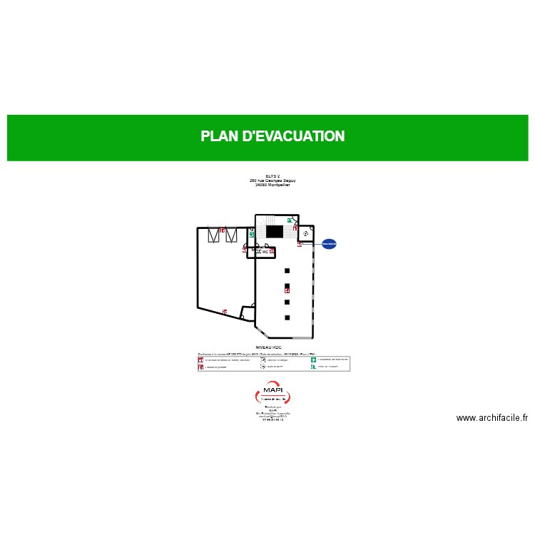 evac elys rdc. Plan de 7 pièces et 245 m2