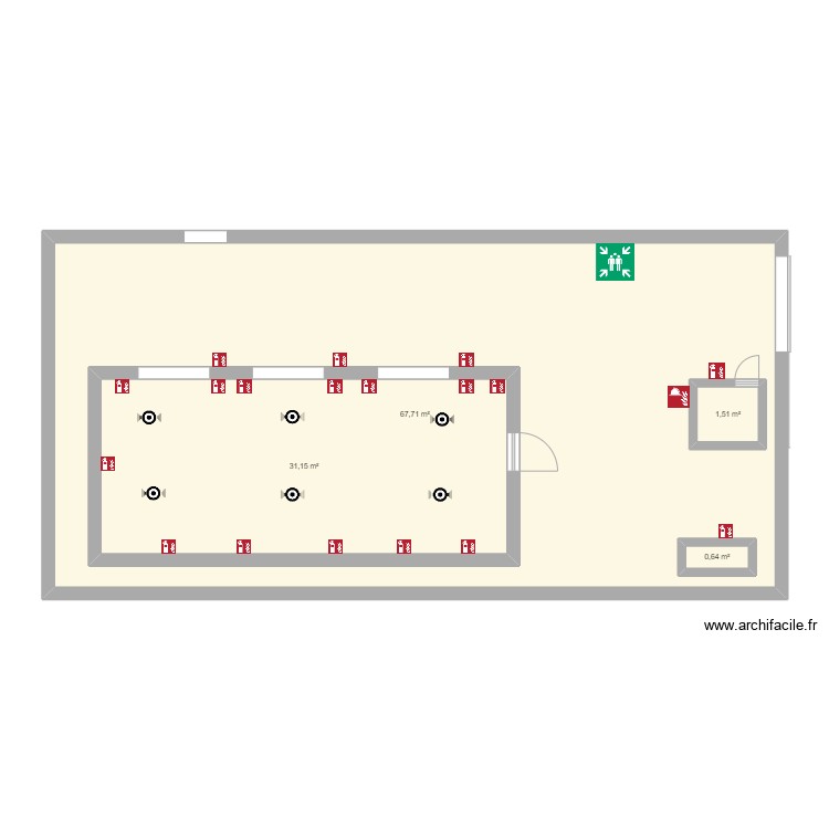 CASTOR. Plan de 0 pièce et 0 m2
