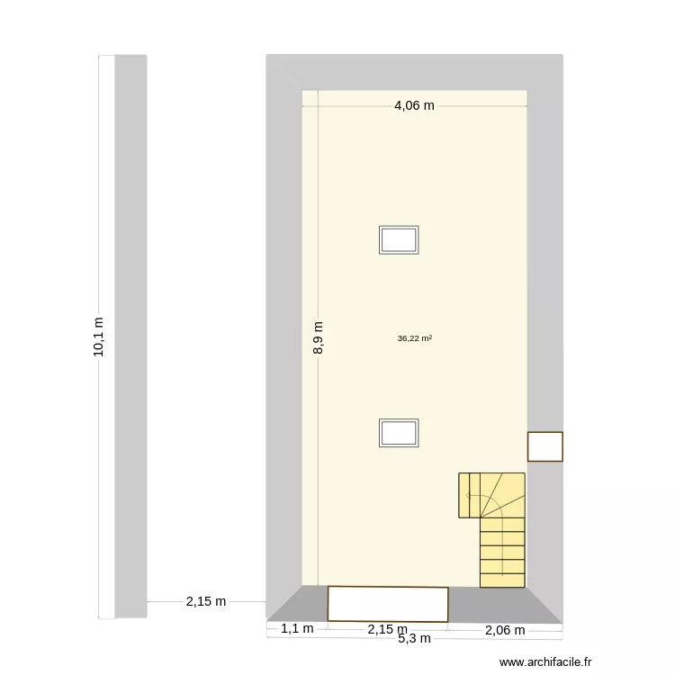 creche projet. Plan de 2 et 57 m² creche projet. Plan de 2 et 57 m²