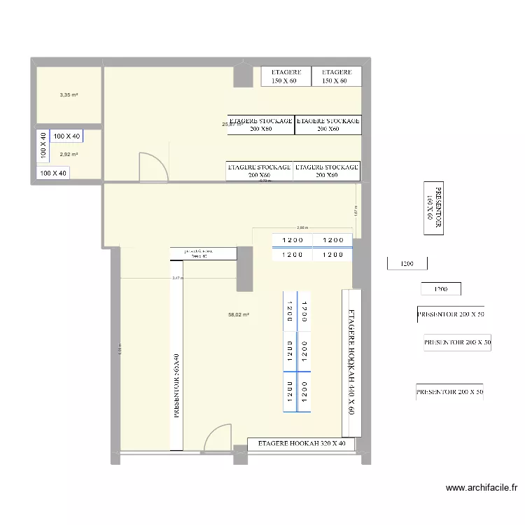 SMOK MARCORY. Plan de 