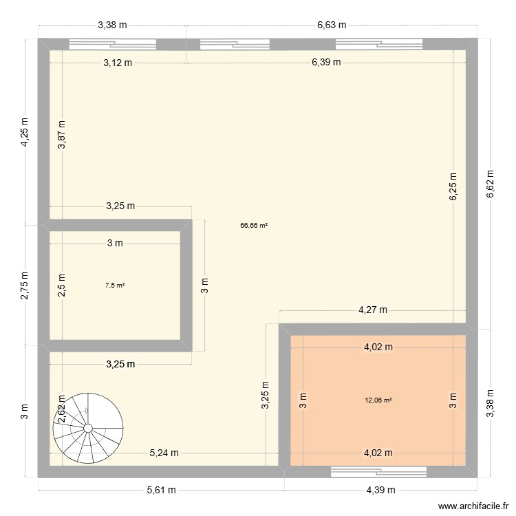 Projet P2. Plan de 0 pièce et 0 m2