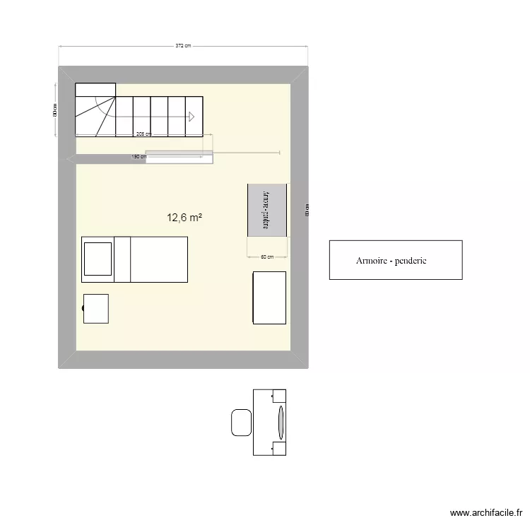 amenagement chambre 9M2. Plan de amenagement chambre 9M2. Plan de
