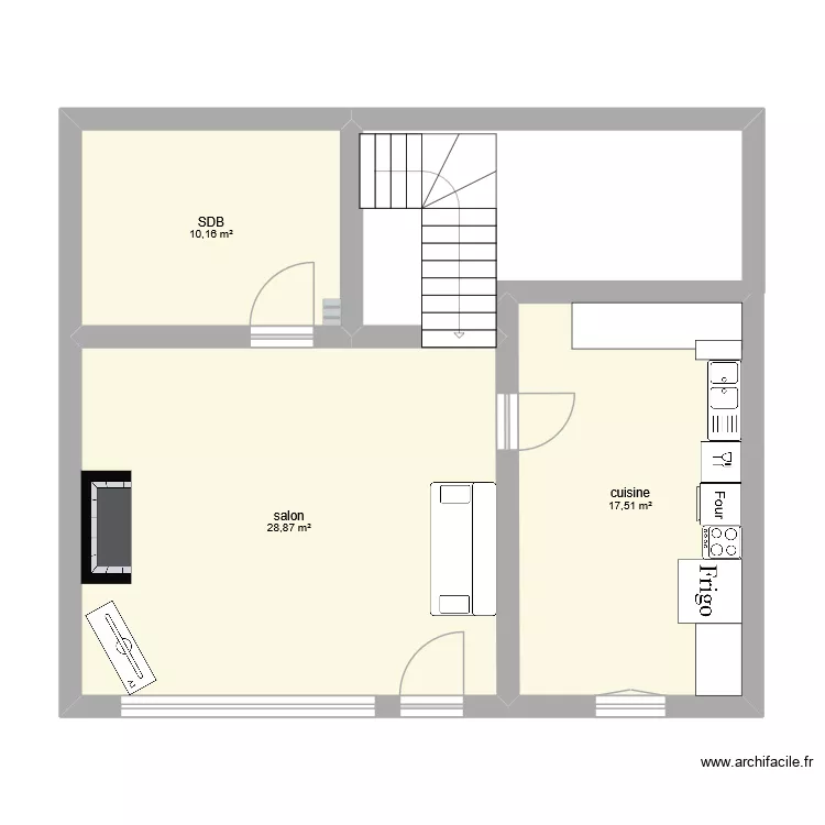 montsoreau. Plan de 3 et 57 m² montsoreau. Plan de 3 et 57 m²
