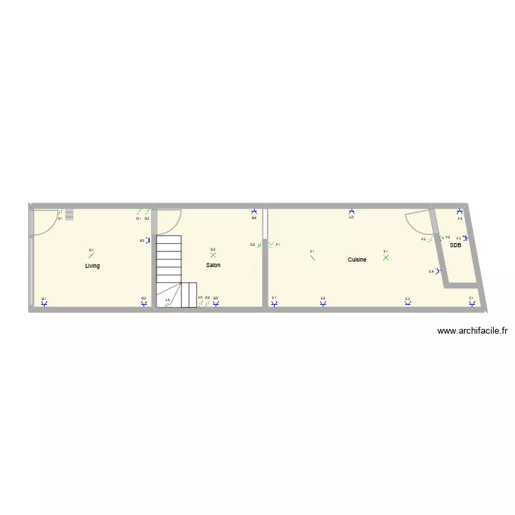 etage 0. Plan de 4 et 44 m² etage 0. Plan de 4 et 44 m²