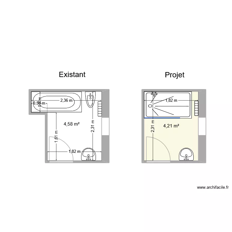 ROME Jean Louis. Plan de 2 pièces et 9 m² ROME Jean Louis. Plan de 2 pièces et 9 m²