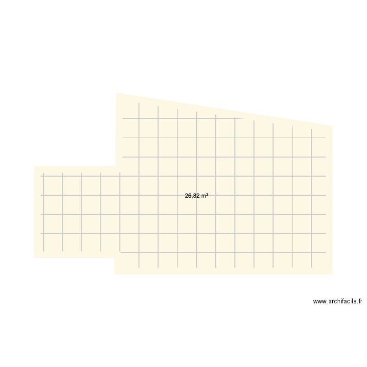 AMOUR KIDS. Plan de 1 pièce et 27 m2