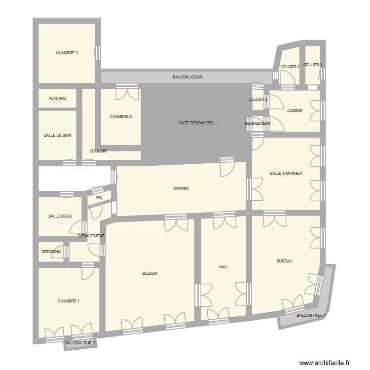 saunier 2. Plan de 25 et 155 m² saunier 2. Plan de 25 et 155 m²