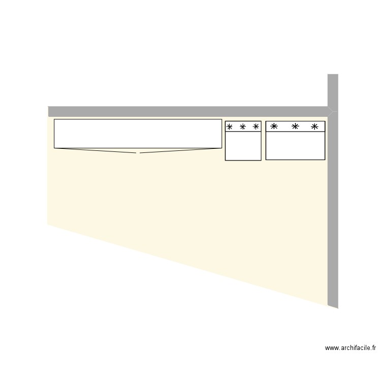 ZONE ECLOSION INC LECAS. Plan de 1 pièce et 18 m2