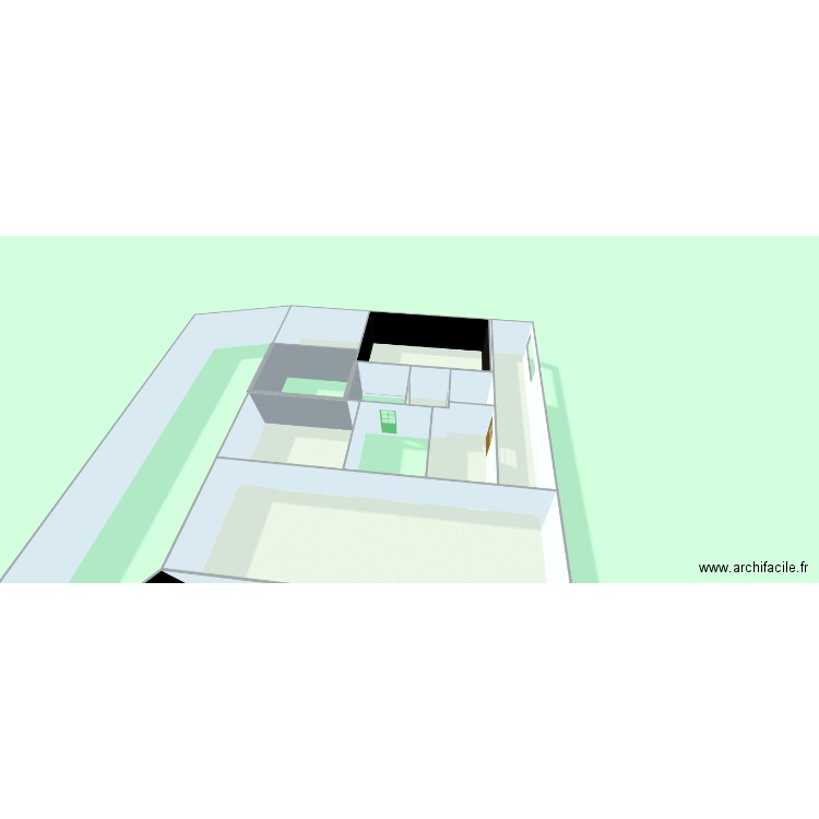hazem5. Plan de 7 pièces et 173 m2